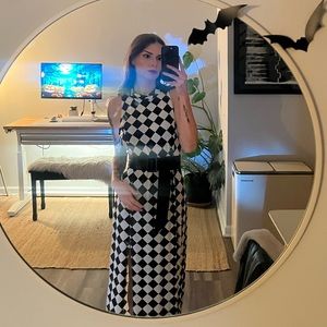 Vintage Checkered Dress